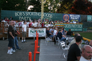 Party Suites and Bob's Sporting Goods Party Deck